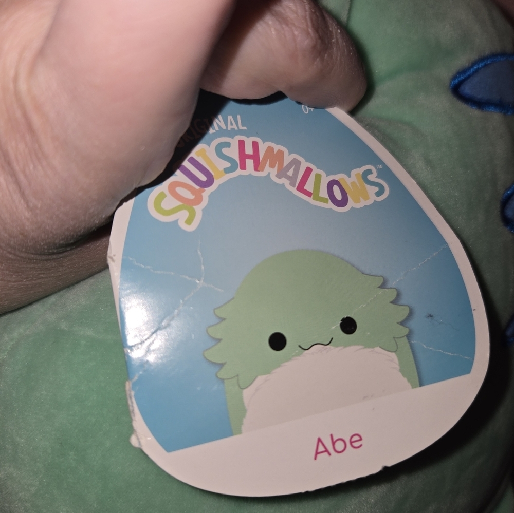 Squishmallow Abe The Bearded Dragon 11” Teal soft plush toy New with tags - Picture 2 of 8